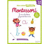 Mon cahier effaçable Montessori - Je trace les lettres, j'apprends leurs sons