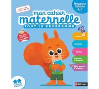 Mon Cahier Maternelle - Moyenne section 4-5 ans - Apprentissage complet avec autocollants - lecture, écriture, maths et initiation anglais