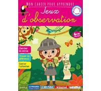Mon cahier pour apprendre jeux d'observation