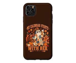 Mon Calendrier Commence avec BER Ghost Halloween Coque pour iPhone 11 Pro Max