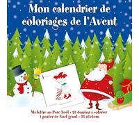 MON CALENDRIER DE COLORIAGES DE L'AVENT