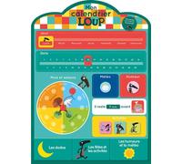 Mon calendrier en tissu Loup - Orianne Lallemand - Auzou Philippe Eds - broché - Document jeunesse dès 3 ans