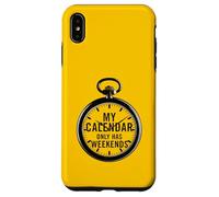 Mon Calendrier ne Contient Que Les Week-Ends Coque pour iPhone XS Max