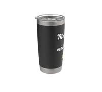 Mon Camper Mes règles Caravane Camping Nature Gobelet isotherme en acier inoxydable double paroi