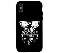 Mon Caniche Pense Que Je suis Un Amoureux des Chiens Cool Coque pour iPhone X/XS
