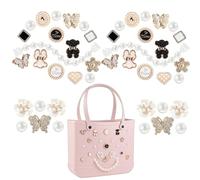 Mon Carame Accessoires de sac de plage en caoutchouc, inserts d'accessoires de sac de plage en caoutchouc, charmantes breloques de perles, other, Plastique, Autre