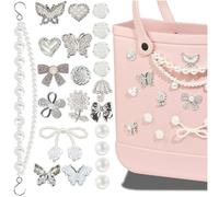 Mon Caramel Accessoires de sac de plage en résine,Inserts d'accessoires de sacs de plage en résine,Breloques de sac de fleur de marguerite, 001, Mon Caramel, Mon Caramel