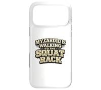 Mon Cardio Marche vers Le Support de Squats Funny Gym Coque pour iPhone 17 Pro Max