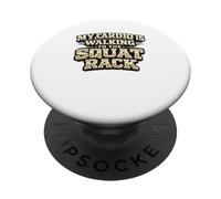 Mon Cardio Marche vers Le Support de Squats Funny Gym PopSockets PopGrip Adhésif