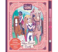 Mon carnet créatif Ranch Vanille (feutre pailleté, stickers et pochoirs)