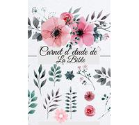 Mon Carnet d’étude de la Bible: 99 jours pour organiser votre lecture de la Bible, noter vos prières, vos gratitudes, vos versets bibliques et vos réflexions