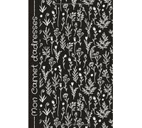 Mon carnet d'adresses: Répertoire téléphonique alphabétique avec sommaire, A à Z | Caractères gras pour plus de visibilité et de facilité | Format A5, carnet pratique | Original Fleurs | 196 entrées