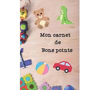 Mon carnet de Bons point: Carnet pour enfant maternelle 3 à 5 ans pour coller et conserver tous ses bons points, image recompense ecole - 100pages