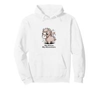 Mon carnet de Croquis est Plein de Chevaux, Un Joli Poney Sweat à Capuche