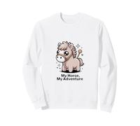 Mon carnet de Croquis est Plein de Chevaux, Un Joli Poney Sweatshirt