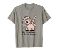 Mon carnet de Croquis est Plein de Chevaux, Un Joli Poney T-Shirt