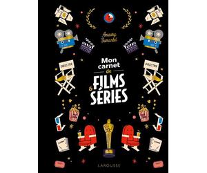 Mon carnet de films et séries - Amaury Dumontet - Larousse - relié - Carnet (de voyage, intime, de notes)