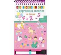 Mon carnet de jeux - J'apprends à compter avec les licornes