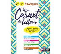 Mon Carnet de lecteur - Français - 2de / 1re générale et technologique Adrien David (Auteur)