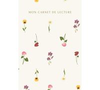 Mon carnet de lecture à remplir - 200 fiches de lecture - Mes lectures - Journal de bord - Mes Livres - 226 pages - 17,8 cm X 25,4 cm - booktok - lecture adulte