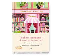 Mon carnet de lecture - Romance - Sonia Cavallini - Merci Les Livres - relié - Livre-jeu