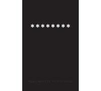 Mon Carnet de Mots de Passe: A5 - 98 Pages - Noir - Petit format, grands caractères - couverture originale