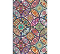 MON CARNET de Mots de Passe: Répertoire avec index alphabétique | Vos données: identifiants et codes confidentielles en sécurité | Mandala fleurs | ... x 20 cm | Idée cadeau original et pratique |
