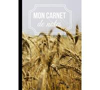 Mon carnet de notes: Cahier d'écriture fantaisie agriculture - 100 pages format 7*10