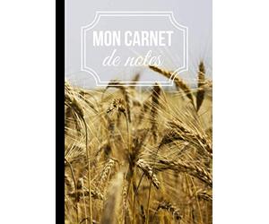 Mon carnet de notes: Cahier d'écriture fantaisie agriculture - 100 pages format 7*10