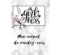 Mon carnet de rendez-vous: Planificateur et organisateur pour salon de coiffure, planificateur journalier en cycle d'une demi-heure