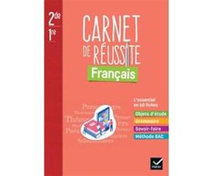 Mon carnet de réussite Français 2de/1re - Ed. 2022 - Carnet élève Aurélie Buestel (Auteur), Camille Gros (Auteur)