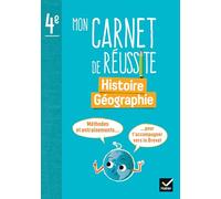Mon carnet de réussite Histoire-Géographie 4e - Ed. 2025 - Carnet élève