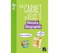 Mon carnet de réussite Histoire-Géographie 5e – Carnet élève – Éd. 2024