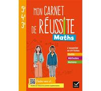 Doyan Ulgar – Mon carnet de réussite Maths 5e 4e 3e – Cahier élève – Éd. 2021