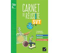 Mon carnet de réussite SVT 2de – Carnet élève – Éd. 2022 – Hatier