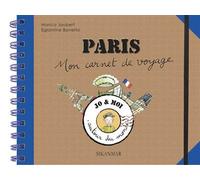 Mon Carnet De Voyage A Paris (Ne) - Marica Jaubert - Sikanmar - broché - Document jeunesse