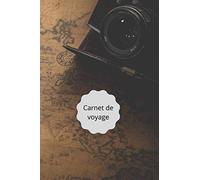 Mon carnet de voyages - 100 pages - 50 planisphères - écrire sa destination et ses souvenirs