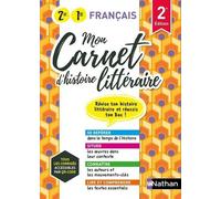 Mon Carnet D'histoire Littéraire 2de 1re - Edition 2023