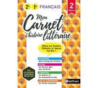 Mon Carnet d'histoire littéraire - 2de/1re générale et technologique - Adrien David - Nathan - broché - Scolaire / Universitaire