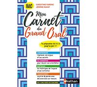 Mon Carnet du Grand Oral du BAC - Terminale générale & technologique - La méthode sur mesure
