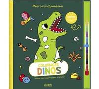 Isabelle Jacqué – Mon carnet passion : Dinos – Coloriages avec 1 crayon pousse-mines – Broché