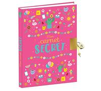 Mon carnet secret girly - Journal intime avec cadenas à compléter