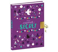 Mon carnet secret - Sorcières - Journal intime avec cadenas à compléter