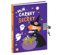 Mon carnet secret - Sorcières - Journal intime avec cadenas à compléter - Collectif - Editions 365 - relié - Carnet (de voyage, intime, de notes)
