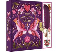 Mon carnet Secrets de coeur - coffret - Leslie Wedeux - Deux Coqs D'or - Coffret - Jeux livres objets