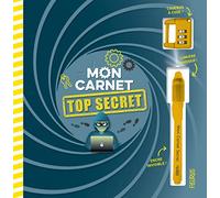 Mon Carnet Top Secret - Avec 1 Stylo À Encre Invisible , 1 Cadenas À Code Et 1 Lumière Magique