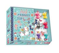 Mon Carnet Top Secret Licornes - Coffret Avec 5 Mini Gommes, 1 Carnet, 1 Planche De Stickers Et 1 Cadenas