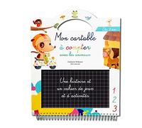 Mon cartable à compter avec les animaux: Une histoire et un cahier de jeux et d'activités