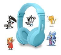 Auzou Casque audio Ma Boîte à Héros Mon Casque – filaire, pliable, ajustable – Bleu G dès 3 ans