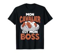 Mon Cavalier Est Mon Boss Chien Marrant T-Shirt